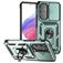 Mobigear Armor Ring Cam Slide Samsung Galaxy A54 Hoesje Hardcase Backcover Shockproof met Ringhouder en Camera Slider - Groen