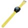 Mobigear Bumpy Siliconen Smartwatch Bandje Gespsluiting - Universeel 22 mm connector - Geel