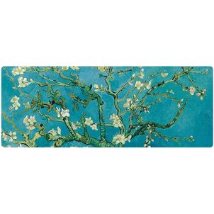 Mobigear Anti-Slip Muismat - 40 x 90 CM - Almond Blossoms