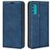 Mobigear Retro Slim Motorola Moto G71 5G Hoesje Bookcase Portemonnee - Blauw
