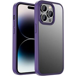 Mobigear Crystal iPhone 14 Pro Hoesje Hardcase Backcover Shockproof - Paars