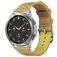 Mobigear Loop Nylon Smartwatch Bandje Gespsluiting - Universeel 22 mm connector - Geel