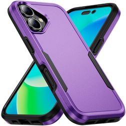 Mobigear Heavy Armor iPhone 16 Hoesje Hardcase Backcover Shockproof - Paars