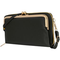 Antonio Fonzo Crossbody Clutch Snap Telefoontasje - Large - Zwart
