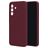 Mobiparts Samsung Galaxy A36 Siliconen Hoesje Backcover - Plum Red