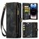 Caseme 008 iPhone 14 Pro Hoesje Uitneembare 2in1 Bookcase Portemonnee - Zwart