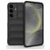 Mobigear Bumpy Samsung Galaxy S25 Hoesje Flexibel TPU Backcover - Zwart