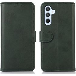 Mobigear Wallet Samsung Galaxy A35 Hoesje Bookcase Portemonnee - Groen