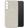 My Style Protective Flex Samsung Galaxy A35 MagSafe Hoesje Flexibel TPU Backcover - Antique White