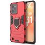 Mobigear Armor Ring Realme C31 Hoesje Hardcase Backcover Shockproof met Ringhouder - Rood