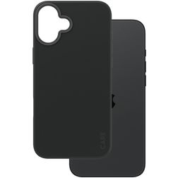 CARE by PanzerGlass Fashionable iPhone 16 Plus Siliconen MagSafe Hoesje Backcover - Zwart