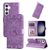 Mobigear Sunflower Samsung Galaxy S24 Plus Hoesje Bookcase Portemonnee - Paars