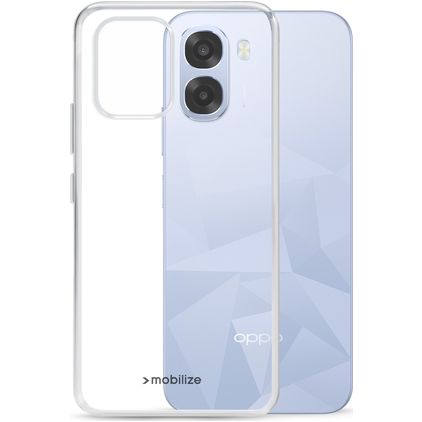 Mobilize Gelly Doorzichtig OPPO A7 Pro Max Hoesje Flexibel TPU Backcover - Transparant