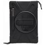 Xccess Survivor All-round Samsung Galaxy Tab S9 Plus Hoes Hard Kunststof,Siliconen Backcover + Schouderband + Standaard - Zwart