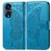 Mobigear Butterfly OPPO Reno 8T 5G Hoesje Bookcase Portemonnee - Blauw