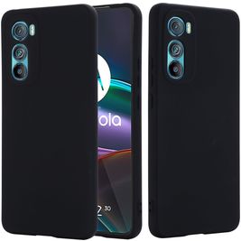 Mobigear Rubber Touch Motorola Edge 30 Siliconen Hoesje Backcover - Zwart