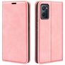Mobigear Retro Slim OPPO A96 Hoesje Bookcase Portemonnee - Roze