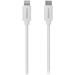 Mobilize USB-C naar Apple Lightning Kabel MFI 1 Meter - Wit