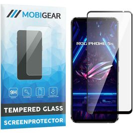 Mobigear Premium ASUS ROG Phone 5s Glazen Screenprotector - Case Friendly - Zwart