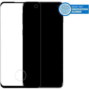 Mobilize Premium Samsung Galaxy S10 Glazen Screenprotector - Case Friendly - Zwart