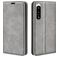 Mobigear Retro Slim Sony Xperia 5 IV Hoesje Bookcase Portemonnee - Grijs