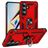 Mobigear Armor ring Samsung Galaxy S26 Hoesje Hardcase Backcover Shockproof met Ringhouder - Rood