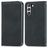 Mobigear Retro Slim Samsung Galaxy S21 FE Hoesje Bookcase Portemonnee - Zwart
