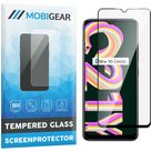 Mobigear Premium Realme C21Y Glazen Screenprotector - Case Friendly - Zwart