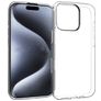 Mobigear Basics Doorzichtig iPhone 16 Pro Hoesje Flexibel TPU Backcover - Transparant