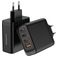 Mobilize Wall Charger 4 USB Oplader Power Delivery 140W - Zwart