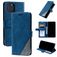 Mobigear Rhombus iPhone 12 Hoesje Bookcase Portemonnee - Blauw
