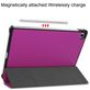 Mobigear Tri-Fold Samsung Galaxy Tab S6 Lite Hoes Bookcase - Paars