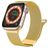 Mobigear Luxury Loop Milanese Apple Watch Bandje Magneetsluiting - 49/46/45/44 mm - Goud