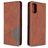 Mobigear Rhombus Slim Samsung Galaxy A41 Hoesje Bookcase - Bruin