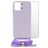 Mobilize Lanyard Gelly iPhone 13 Pro Max Flexibel TPU Hoesje met koord - Pastel Purple