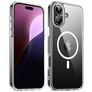 Valenta Trend Doorzichtig iPhone 16 MagSafe Hoesje Hardcase Backcover - Transparant