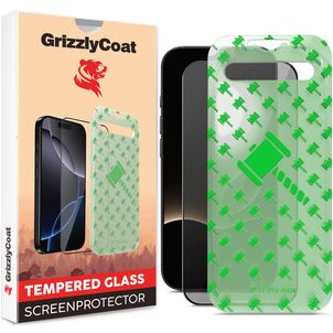 GrizzlyCoat Easy Align iPhone Air Glazen Screenprotector Privacy - Case Friendly + Installatieframe