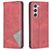 Mobigear Rhombus Slim Samsung Galaxy S24 Hoesje Bookcase - Rood