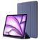 Mobigear Tri-Fold Gel iPad Air 13 Inch (2024) Hoes TPU / Kunstleer Bookcase + Stylus Houder - Paars
