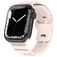 Mobigear Sport Armor Siliconen Apple Watch Bandje Druksluiting - 49/46/45/44 mm - Sand Pink