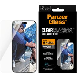 PanzerGlass Classic fit iPhone 18 Pro Max Glazen Screenprotector - Case Friendly + Installatieframe
