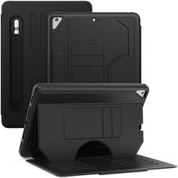 Mobigear Magnetic Folio iPad Air 2 (2014) Hoes Bookcase + Stylus Houder - Zwart