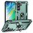 Mobigear Armor ring Samsung Galaxy S24 FE Hoesje Hardcase Backcover Shockproof met Ringhouder - Groen
