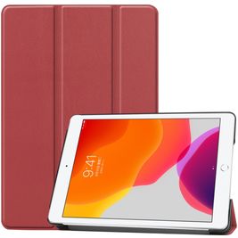 Mobigear Tri-Fold iPad 7 (2019) Hoes Bookcase - Bordeaux Rood