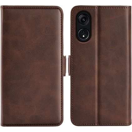 Mobigear Slim Magnet OPPO Reno 8T 5G Hoesje Bookcase Portemonnee - Bruin