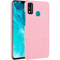 Mobigear Croco HONOR 9X Lite Hoesje Hardcase Backcover - Roze