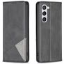 Mobigear Rhombus Slim Samsung Galaxy S23 Hoesje Bookcase - Zwart