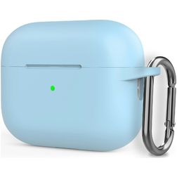 Mobigear Classic Apple AirPods Pro 2 Hoesje Flexibel Siliconen - Babyblauw