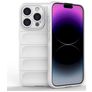 Mobigear Bumpy iPhone 15 Pro Hoesje Flexibel TPU Backcover - Wit