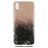 Mobigear Marble Huawei Y5 (2019) Hoesje Flexibel TPU Backcover - Zwart / Roségoud